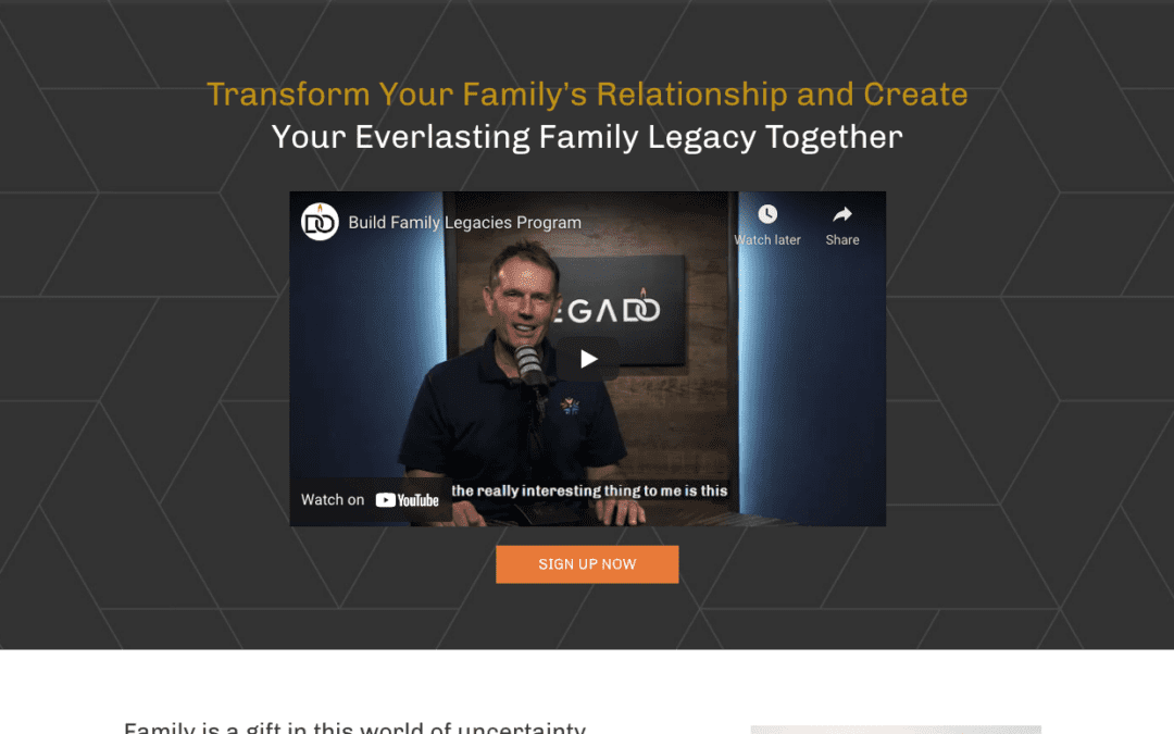 Build Family Legacies