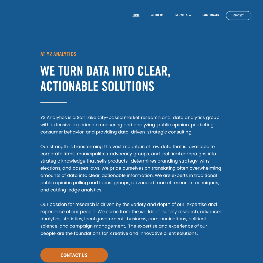Bright Bridge Web Case Study: Integrating Bold Art and Custom Branding into a High Impact Website for Y2Analytics Bright Bridge Web - Case Study: Integrating Bold Art and Custom Branding into a High Impact Website for Y2Analytics | Image